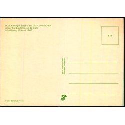 Dronning Beatrix - Prins Claus under Baldakinen  -  Spanjersberg 818 - Ubrugt