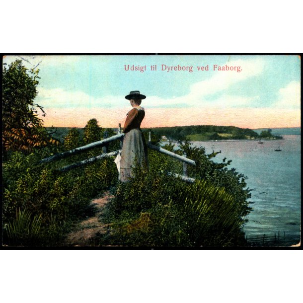 Udsigt til Dyreborg ved Faaborg - Alex Vincent 83 - Brugt