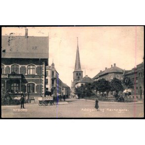 Nyborg - Adelgade og Havnegade - Stender 426 - Brugt