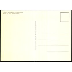 Kirke og havn - Frederikshb - JWB Repro u/n - Ubrugt