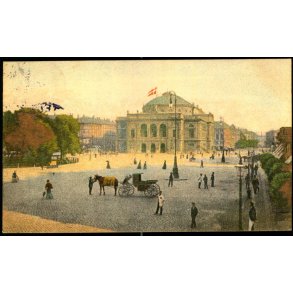 K�benhavn - Kongens Nytorv - Det Kongelige Theater - Kortforlaget 