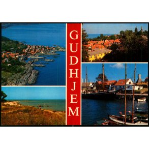 Gudhjem - Luftfoto - Gudhjem Bogh. 104 - Brugt