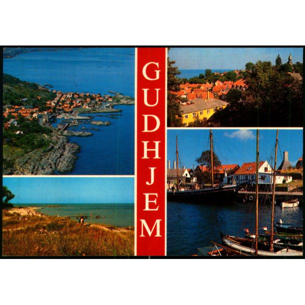 Gudhjem - Luftfoto - Gudhjem Bogh. 104 - Brugt