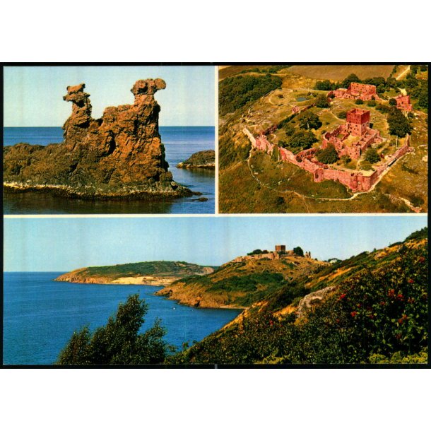 Bornholm - Lvehovederne og Hammershus Ruiner - Colbergs Bogh. 8217 - Ubrugt