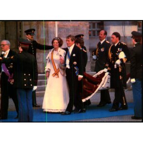 Dronning Beatrix - Prins Claus under Baldakinen  -  Spanjersberg 818 - Ubrugt