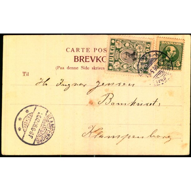 1906 p Postkort - Stemplet 26 - 12 - 1906