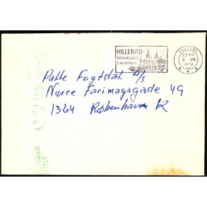 Efterporto - Ufrankeret Brev til Kbenhavn K.  - 8. April 1978