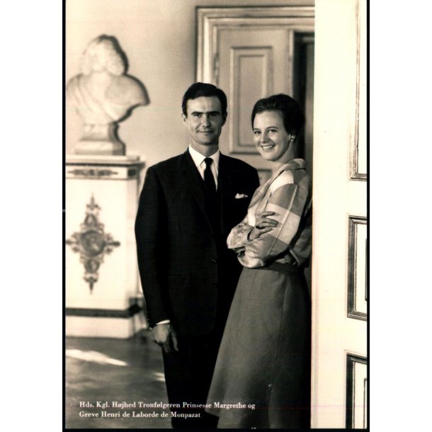 Tronflgeren Prinsesse Margrethe og Greve Henri de Laborde de Moupszat - Stender 2310/39 - Ubrugt