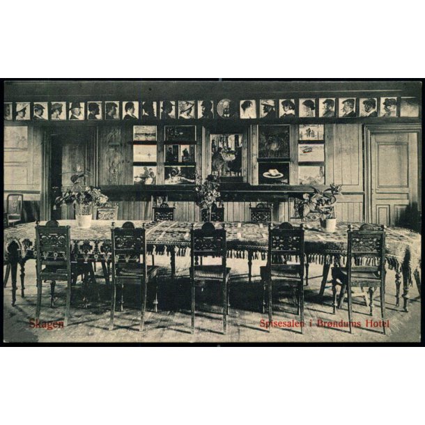 Skagen - Spisesalen i Br�ndums Hotel - Knudstrup u/n - Ubrugt