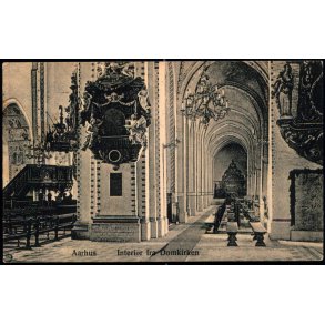 Aarhus - Interi�r fra  Domkirken - Wm. Rohweder u/n - Brugt