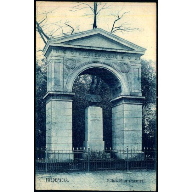 Fredericia - B�lows Monument - Banegaardskiosken 1712 b - Ubrugt