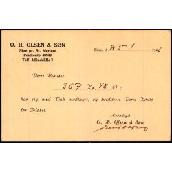 O.H.Olsen &amp; Sn - St. Merlse - u/n - Brugt