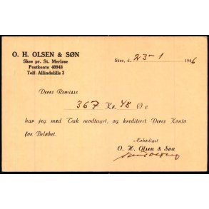 O.H.Olsen & Sn - St. Merlse - u/n - Brugt