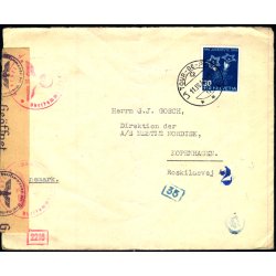 Censurbrev fra Schweiz  11 - 3 - 44 - Til Kbvenhavn