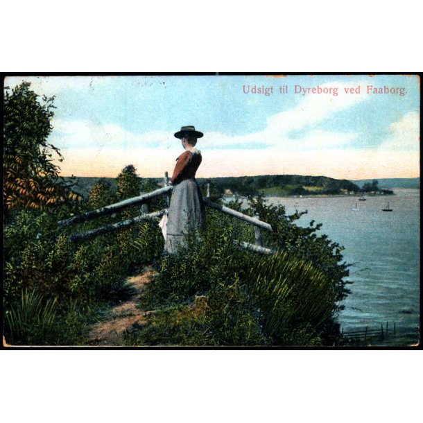 Udsigt til Dyreborg ved Faaborg - Alex Vincent 83 - Brugt