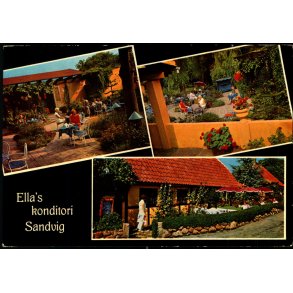 Ellas Konditori - Sandvig - Colbergs Bogh. 7011 - Brugt