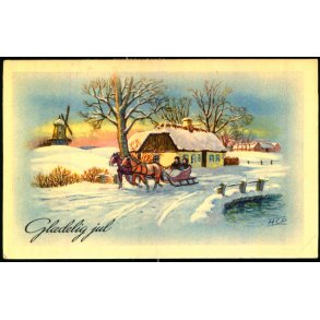 Hans Christian Petersen - Gldelig jul - Serie 83 - Brugt