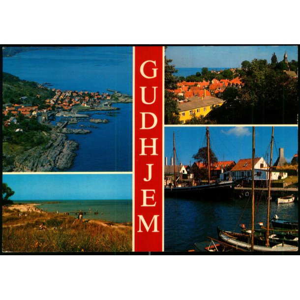 Gudhjem - Luftfoto - Gudhjem Bogh. 104 - Brugt