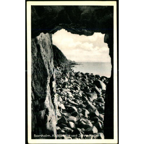 Bornholm - Klippehule ved Johns Kapel - Stender B. 51 - Ubrugt
