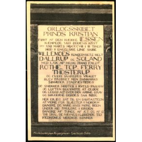 Mindepladen paa Krigergraven - Sj�llands Odde - S. Bay 80018 - Ubrugt