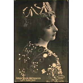 Gerda Krum-Nathansen i Den glade Enke  - Alex Vincent 1354 - Brugt