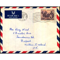 Luftpost Brev fra Kenya til Nord Irland - 6 - 5 - 59