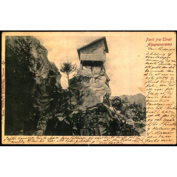 Parti fra Tivoli - Alpepanorama - Alex Vincent 132 - Brugt - Nlehul !