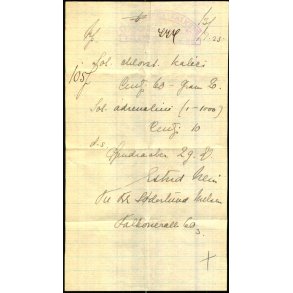 Recept - Apotheket Falken - 31 - 7 - 1925