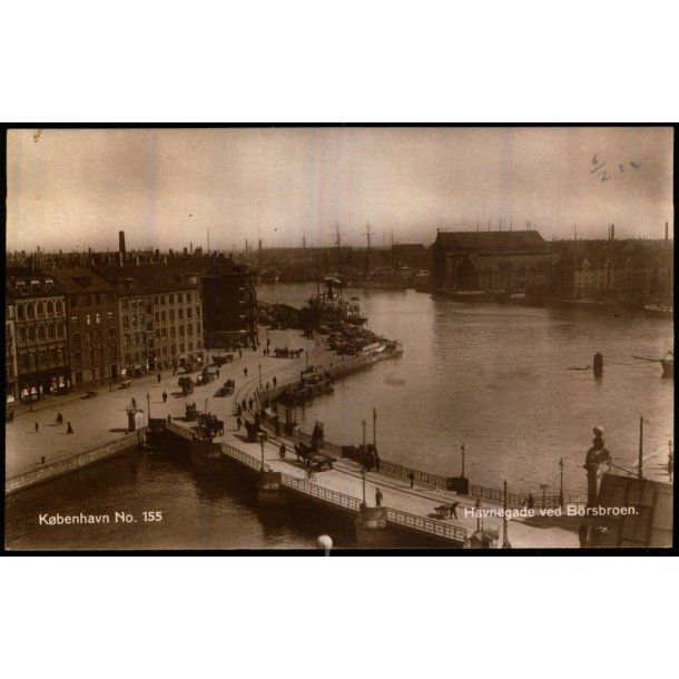 K�benhavn - Havnegade ved B�rsbroen - Heckscher 155 - Ubrugt