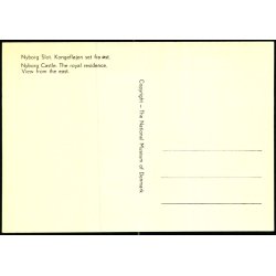 Nyborg Slot - Kongefl�jen set fra �st - The National Museum af Denmark u/n - Ubrugt