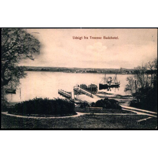 Udsigt fra Troense Badehotel - Brandts Bogh. u/n - Brugt