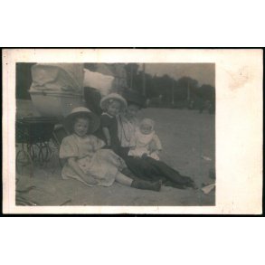 Fotokort Ukendt - Familie - Ubrugt