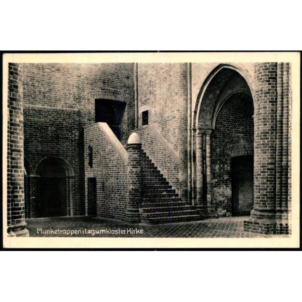 Munketrappen i L�gumkloster Kirke  - L�gumkloster Bogh. 64559 - Brugt
