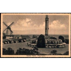 Dybb�l-M�lle - Flagmasten - C.C.B. 2146 - Ubrugt