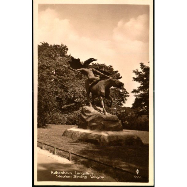 K�benhavn - Langelinie - Stephan Sinding - Valkyrie - Chr. Olsen 970