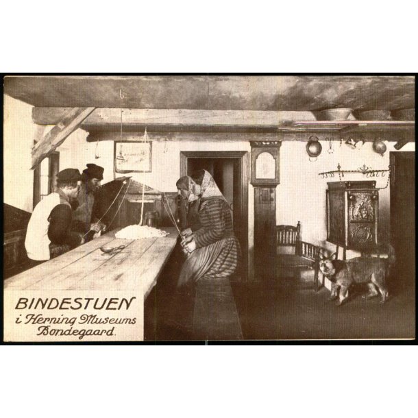 Bindestuen i Herning Museums Bondegaard  - Aarhus Stiftstrykkeri u/n - Ubrugt
