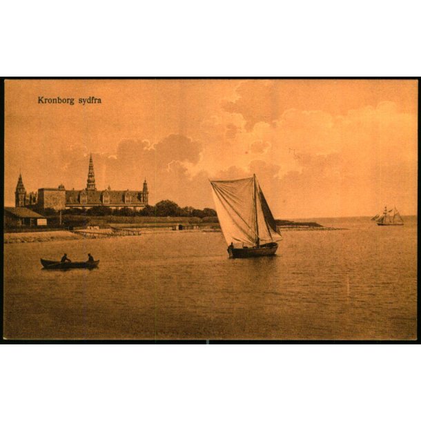 Kronborg sydfra - J.M. 167 - Ubrugt