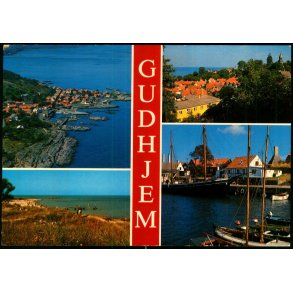 Gudhjem - Luftfoto - Gudhjem Bogh. 104 - Brugt