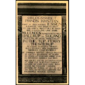 Mindepladen paa Krigergraven - Sj�llands Odde - S. Bay 80018 - Brugt