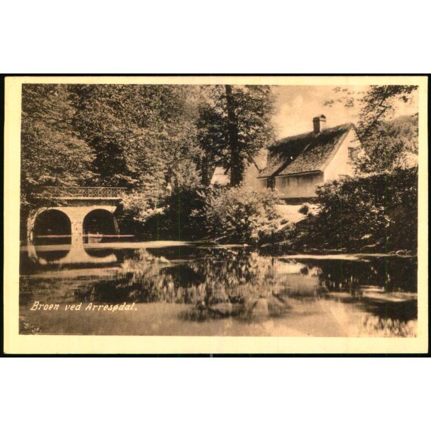 Broen ved Arres�dal - E. Ramlaus Bogh. u/n - Ubrugt