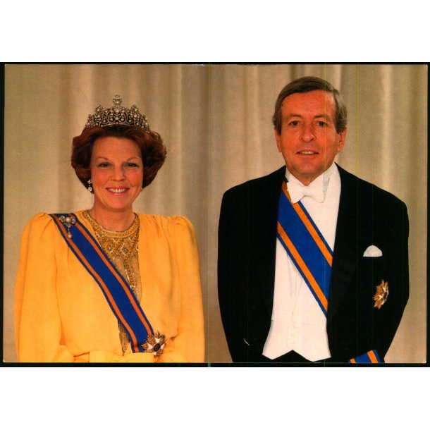 Dronning Beatrix - Prins Claus - Holland -  spanjersberg 015 - Ubrugt