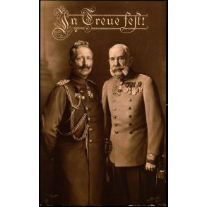 Kaiser Wilhelm II - Kaiser Franz Joseph - u/n - Ubrugt