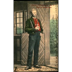 Danske Nationaldragter - NO. 14 - Bonde fra Hedebo - Egnen - W&M u/n - Brugt