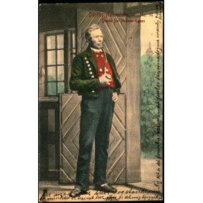 Danske Nationaldragter - NO. 14 - Bonde fra Hedebo - Egnen - W&M u/n - Brugt