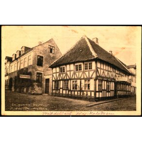 En gammel Gaard - Middelfart - Algade - Carl S. Ladehoffs Bogh. 12515 - Brugt