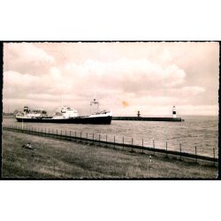 Brunsb&uuml;ttelkoog - Ausfahrt eines Tankers - R. Fegbeitel 49 - Brugt