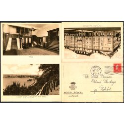 Hotel Royal - Foldet A4 fra Hotellet med billeder - Brugt - Rift !