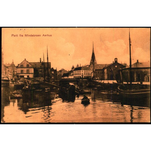 Parti fra Mindebroen - Aarhus - P. Hansen u/n - Brugt