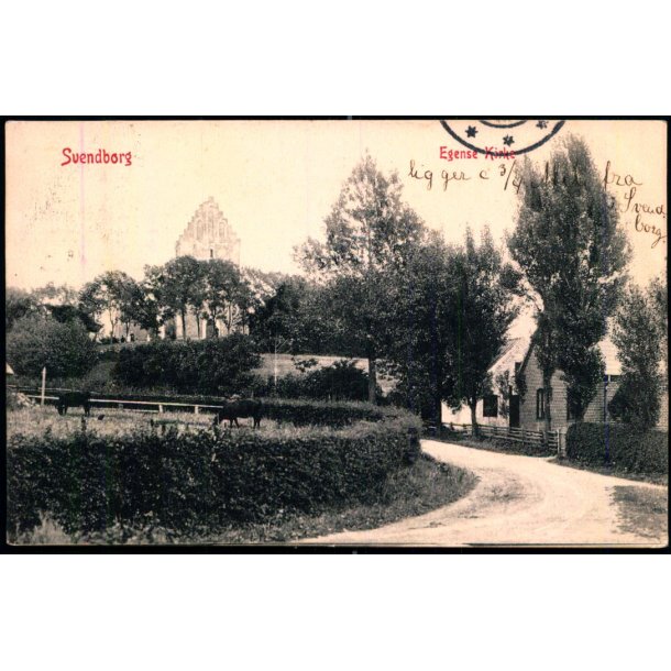 Svendborg - Egense Kirke - W.K.F. 4607 - Brugt