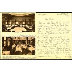 Hotel Royal - Foldet A4 fra Hotellet med billeder - Brugt - Rift !